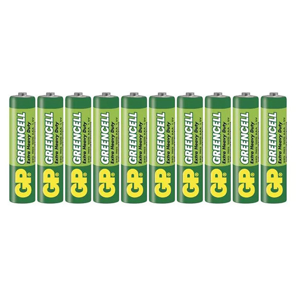 GP Jednorázová zinkochloridová baterie AAA, 10-pack
