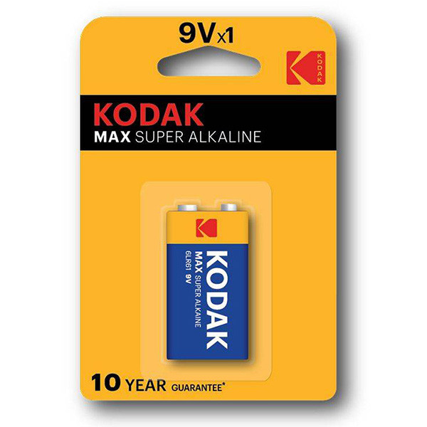 Kodak MAX SUPER Jednorázová alkalická baterie 9VA, 1-pack