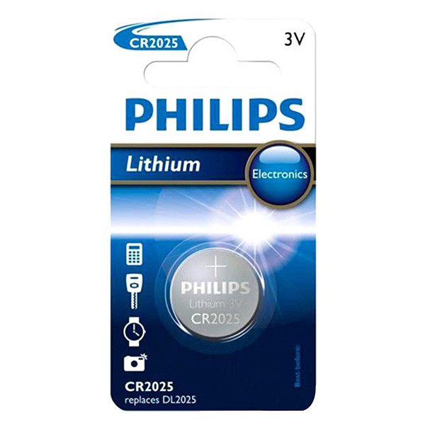 PHILIPS Jednorázová lithiová baterie CR2025, 1-pack