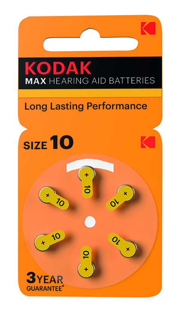 Kodak Jednorázová zinkovzdušná baterie P10, 6-pack