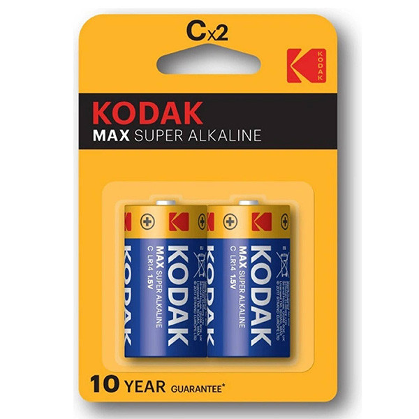 Kodak MAX SUPER Jednorázová alkalická baterie LR14, 2-pack