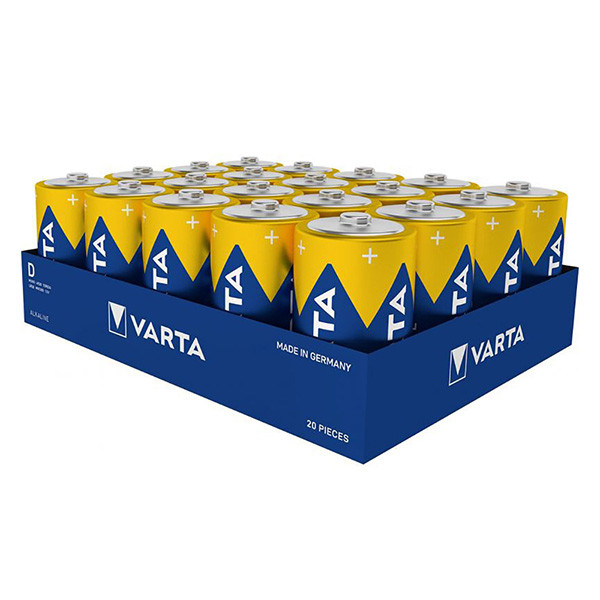 Varta Jednorázová alkalická baterie D, 20-pack