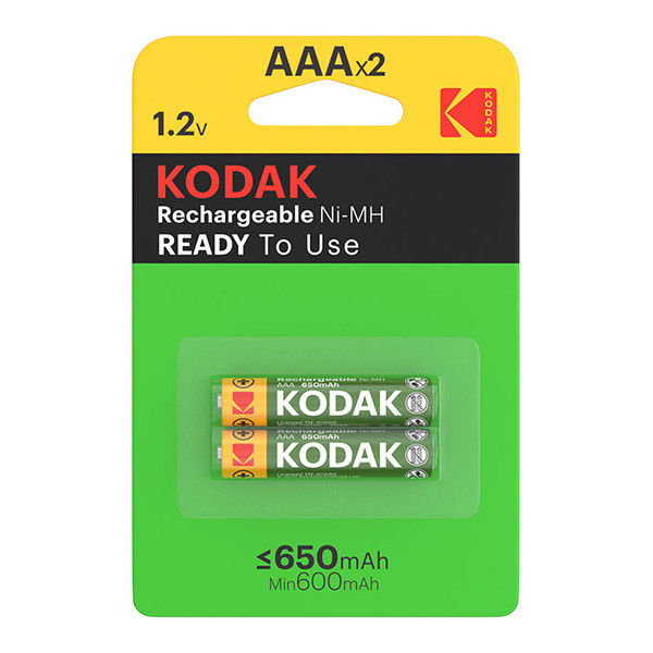 Kodak Nabíjecí Ni-MH baterie AAA, 2-pack