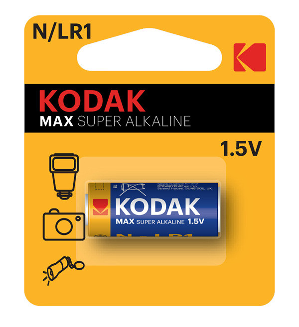 Kodak MAX SUPER Jednorázová alkalická baterie LR1, 1-pack