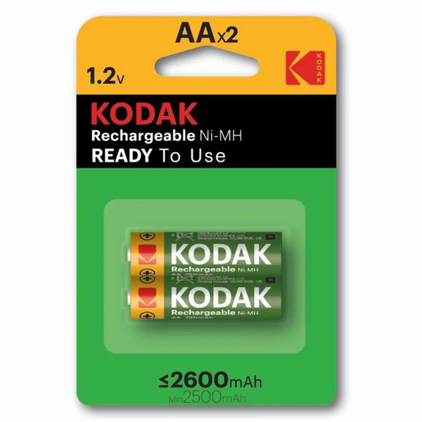 Kodak Nabíjecí Ni-MH baterie AA, 2-pack