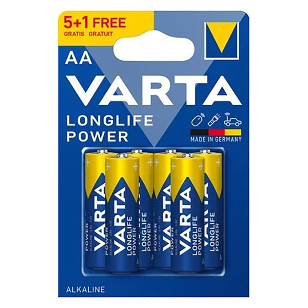 Varta Jednorázová alkalická baterie AA, 6-pack