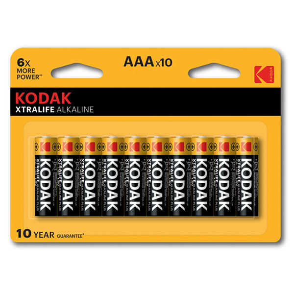Kodak XTRALIFE Jednorázová alkalická baterie AAA, 10-pack