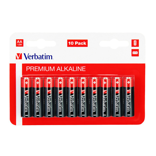 Verbatim Jednorázová alkalická baterie AA, 10-pack