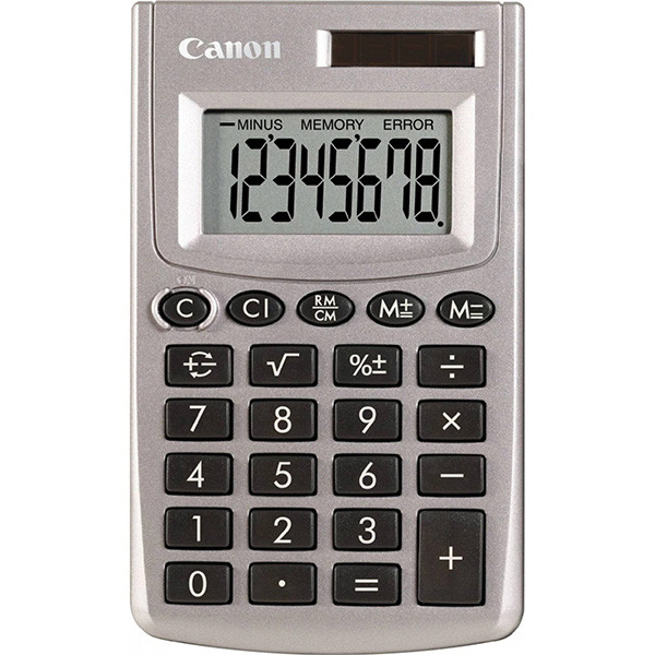 Canon Kalkulačka LS-270L EMEA HB, šedá, kapesní, osmimístná