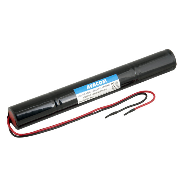 Baterie pro nouzová světla AVACOM Ni-Cd 4,8V 1600mAh vysokoteplotní