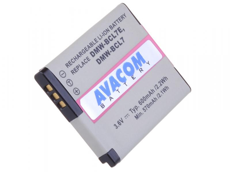Avacom baterie pro Panasonic DMW-BCL7, DMW-BCL7E, Li-Ion, 3.6V, 600mAh, 2.2Wh, DIPA-CL7-335N2
