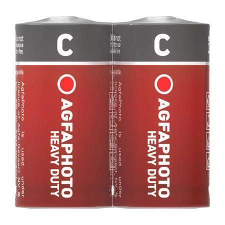 Baterie "Heavy Duty", C baby, zinkouhlíková, 2 ks, AGFAPHOTO APFCS