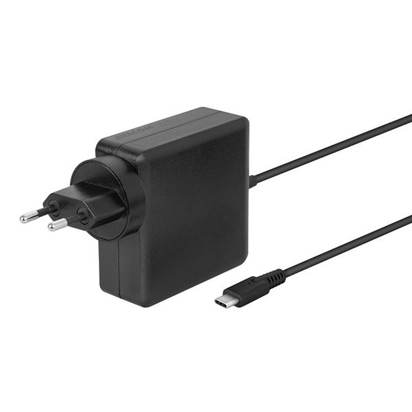 Avacom nabíječka - adaptér pro notebooky s USB C a podporou Power Delivery, 5-20V, až 3,25A, 65W, ADAC-FCA-65PD, kabel 1,5m s kone