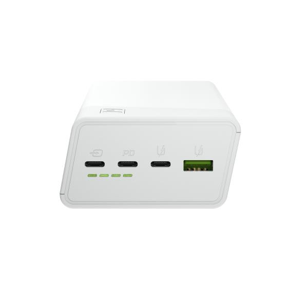 Greencell PowerPlay 30 - bílá bank s a capacity of 30, 000mAh, 22.5W, 4 ports