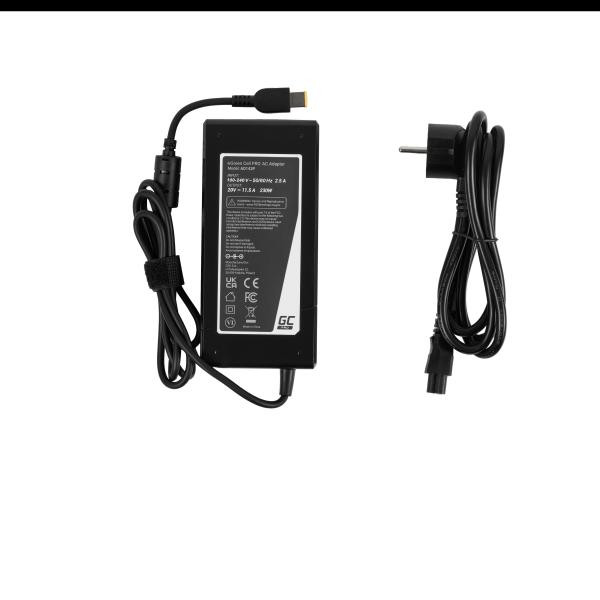 Napájecí adaptér / nabíječka Green Cell 20V 11.5A 230W pro Lenovo Legion Y520 Y530 Y540 Y720 Y730