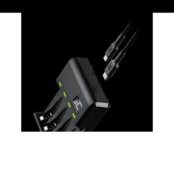Sada Green Cell GC VitalCharger a 4x baterie AA 2000mAh Ni-MH