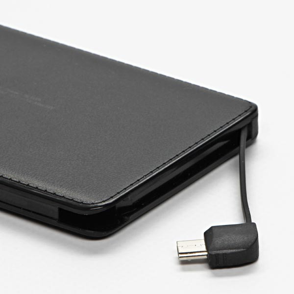 Power Bank, Li-ion, 5V, 5000mAh, nabíjení mobilních telefonů aj., 2xkonektor, černá, DOPRODEJ