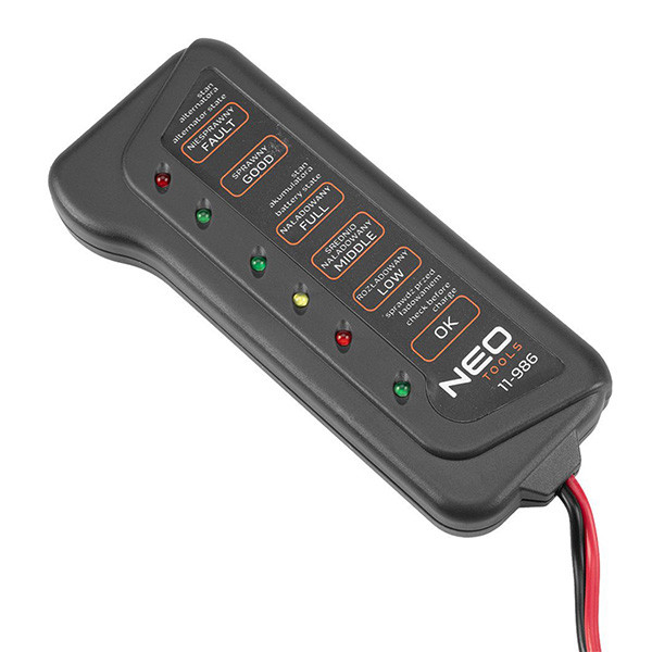 NEO Tools, Tester baterií a nabíjení 12 V LED