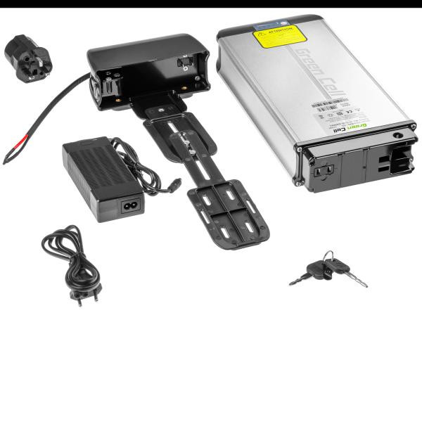 Green Cell baterie s nabíječkou, 36V 15Ah Li-Ion pro kola s Rear Rack