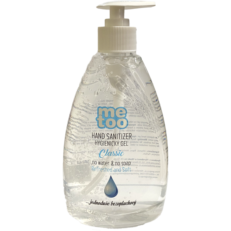 Dezinfekční gel na ruce "CLASSIC", 66% alkoholu, 500ml, ME TOO