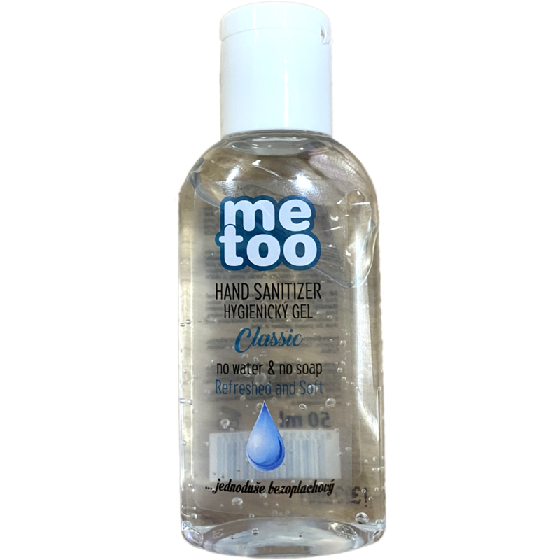 Dezinfekční gel na ruce "CLASSIC", 66% alkoholu, 50ml, ME TOO