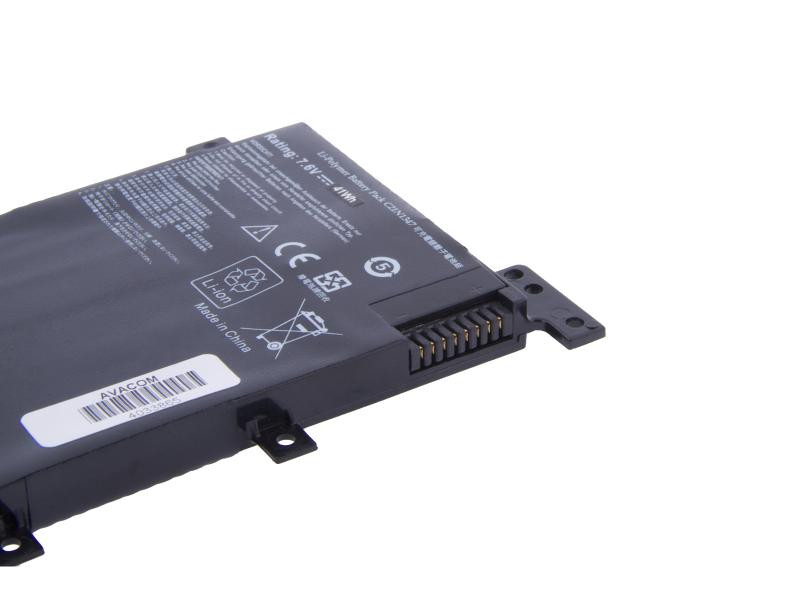Avacom baterie pro Asus X555, Li-Pol, 7.6V, 4100mAh, 31Wh, NOAS-X555-41P, DOPRODEJ