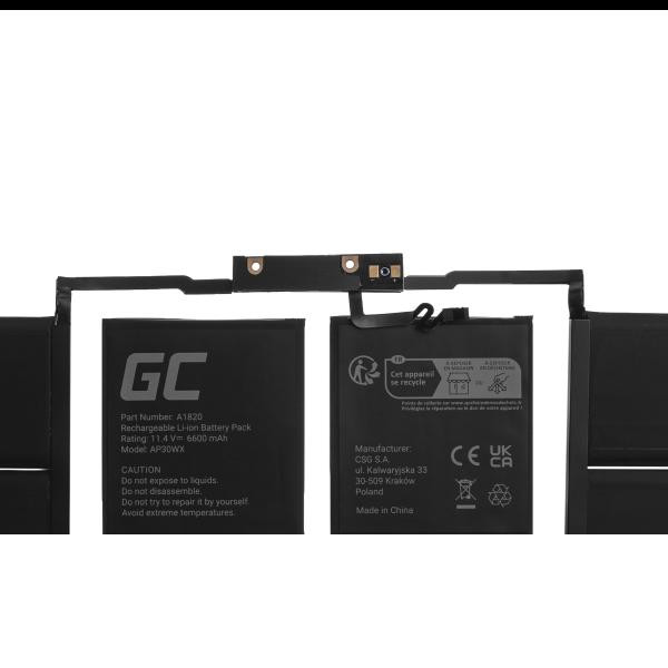 Green Cell baterie A1820 pro Apple MacBook Pro 15 A1707 (2016, 2017)