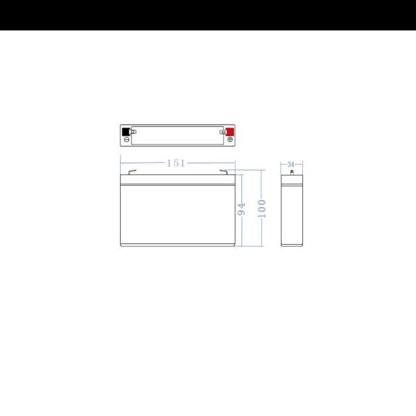 Green Cell AGM baterie 6V 7Ah