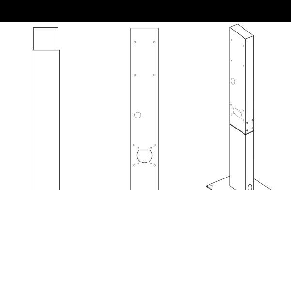 Green Cell GC EV sloupový držák pro nabíjecí stanici na elektromobily Wallbox