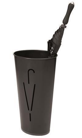 Stojan na deštníky, kovový, ALBA "Rainy", černý