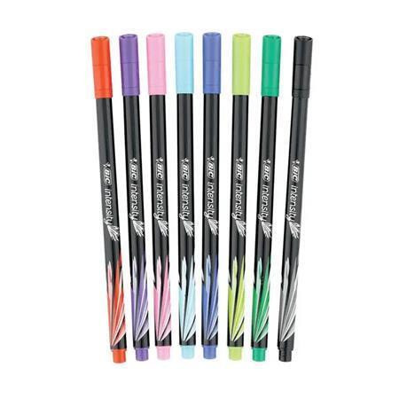 Fineliner "Intensity", 8 barev, 0,4 mm, BIC 946047