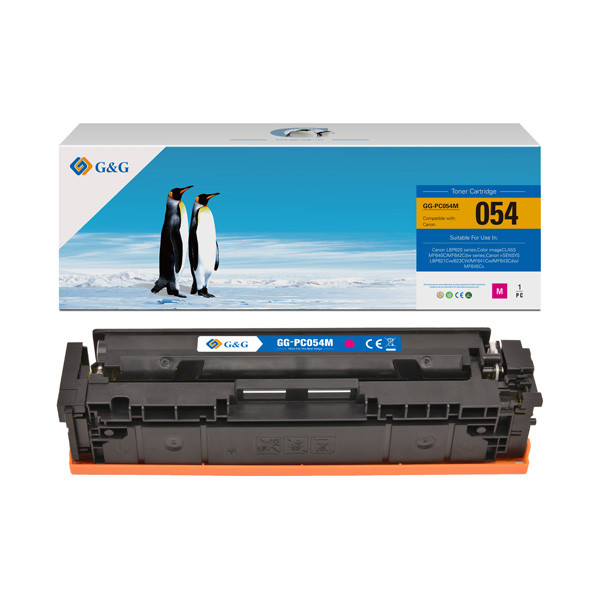G&G kompatibilní toner s Canon 054M, NT-PC054M, magenta, 1200str., DOPRODEJ