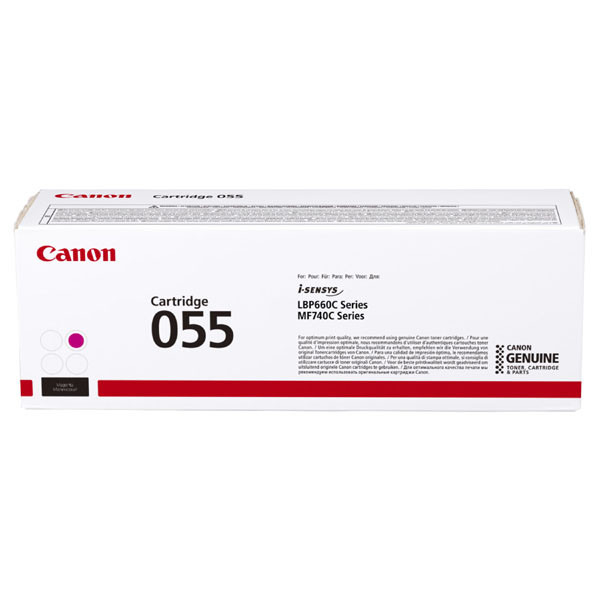Canon originální toner 055 M, 3014C002, magenta, 2100str.