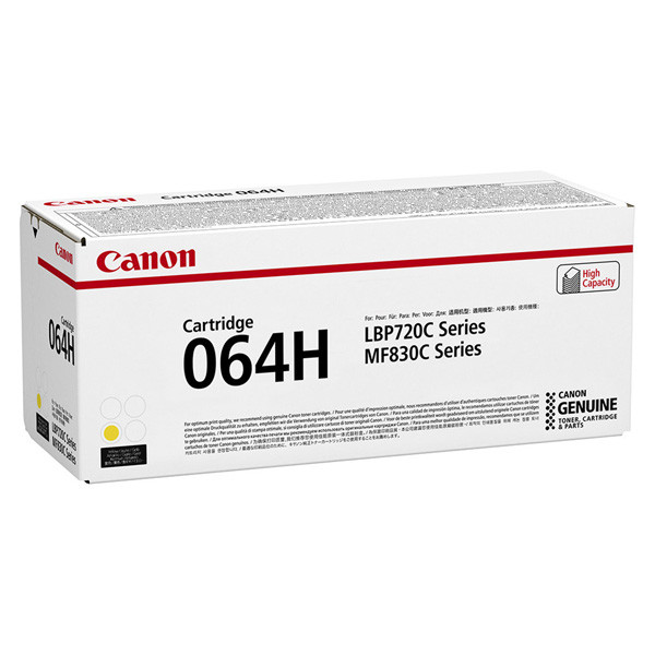 Canon originální toner 064HY, 4932C002, yellow, high capacity