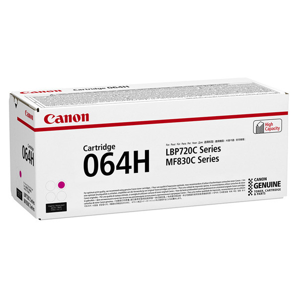 Canon originální toner 064 H M, 4934C001, magenta, 10500str., high capacity