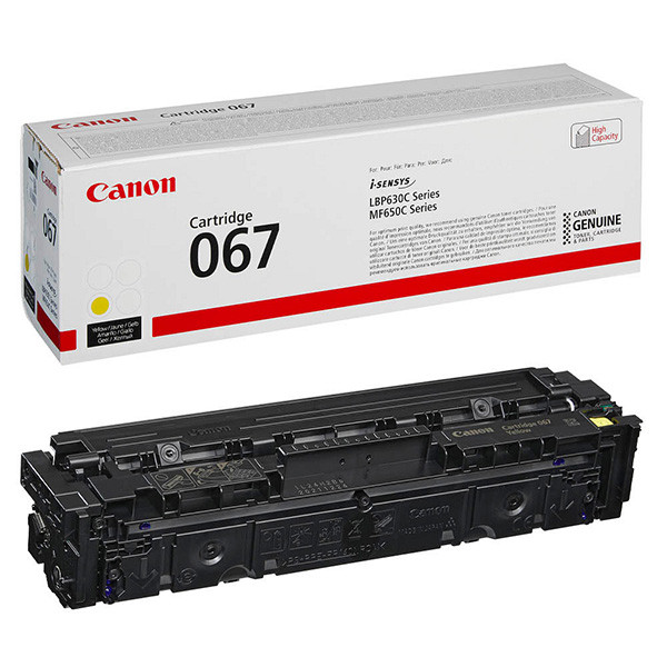 Canon originální toner 067 Y, 5099C002, yellow, 1250str.