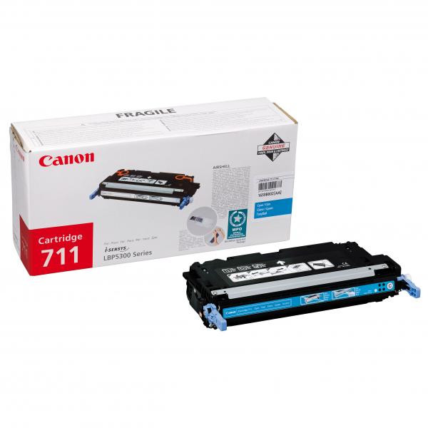 Canon originální toner CRG711, 1659B002, cyan, 6000str., DOPRODEJ