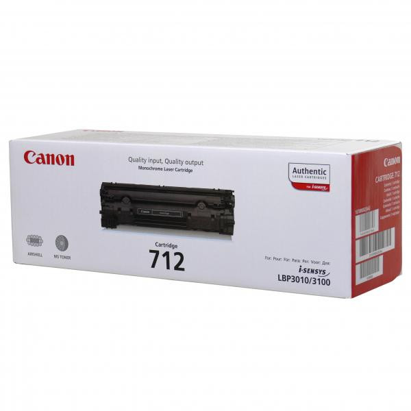 Canon originální toner 712 BK, 1870B002, black, 1500str.