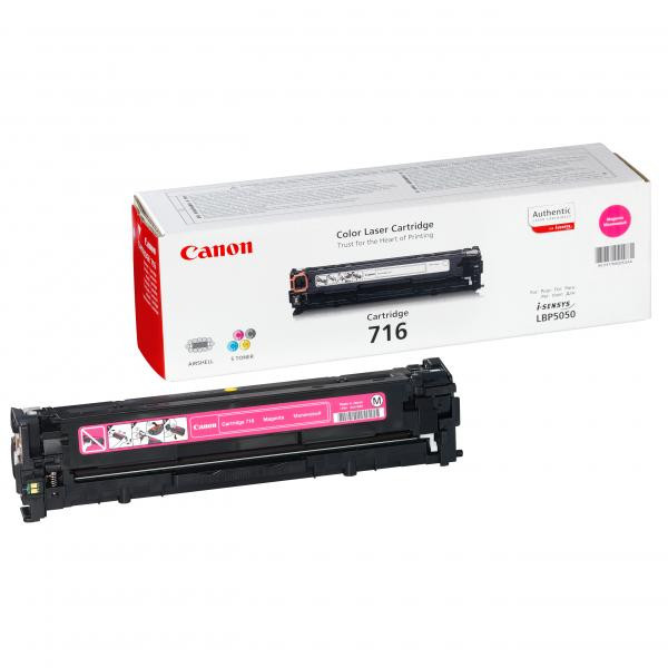 Canon originální toner 716 M, 1978B002, magenta, 1500str.