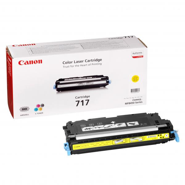 Canon originální toner CRG717, 2575B002, yellow, 4000str., DOPRODEJ