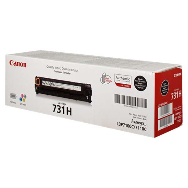 Canon originální toner 731H BK, 6273B002, black, 2400str., high capacity