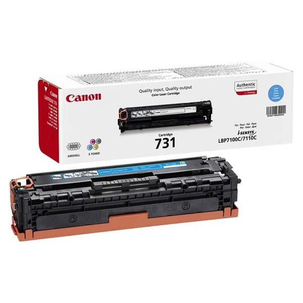 Canon originální toner 731 C, 6271B002, cyan, 1500str.