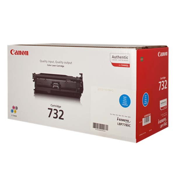 Canon originální toner 732 C, 6262B002, cyan, 6400str.