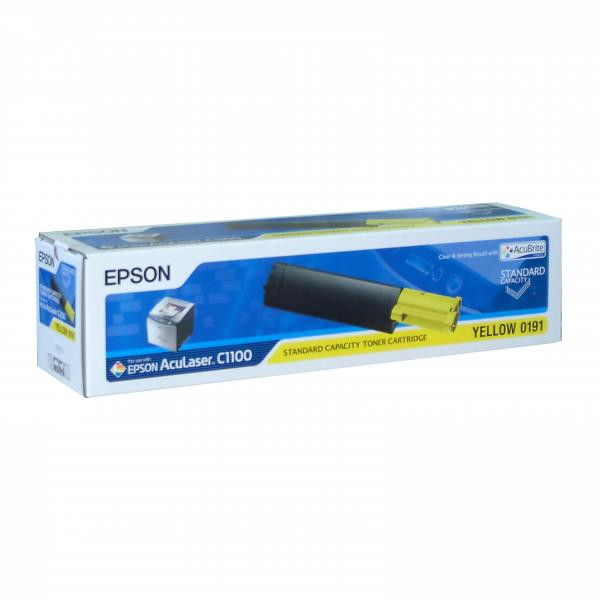Epson originální toner C13S050191, yellow, 1500str.