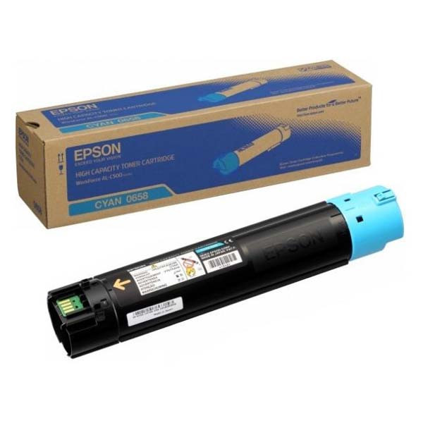 Epson originální toner C13S050658, cyan, 13700str., high capacity