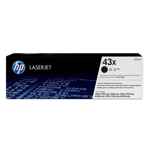 HP originální toner C8543X, HP 43X, black, 30000str.