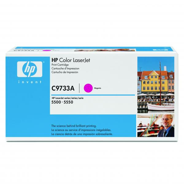 HP originální toner C9733A, HP 645A, magenta, 12000str.