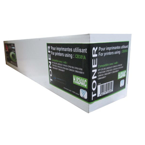 UPrint kompatibilní toner s HP CB381A, H.824AC, cyan, 21000str.