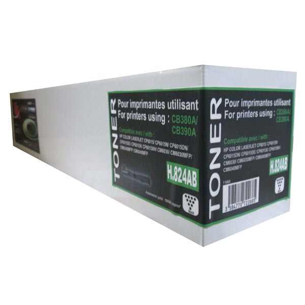 UPrint kompatibilní toner s HP CB380A, CB390A, H.824AB, black, 19500str.