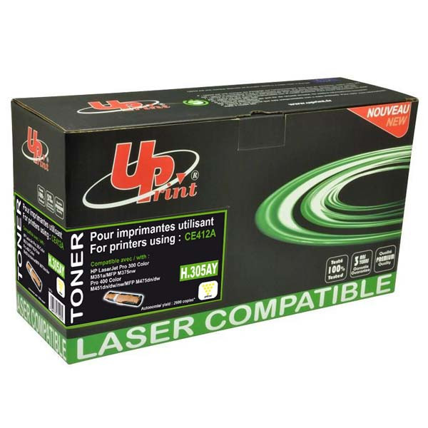 UPrint kompatibilní toner s HP CE412A, H.305AY, yellow, 2600str., HP 305A